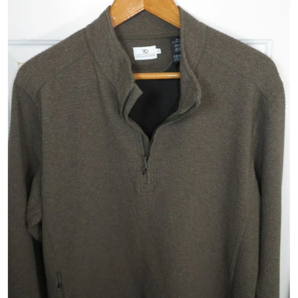 7 Diamonds Restoration Performance 1/4 Zip Pullover RSPV-1016 Men Size XL